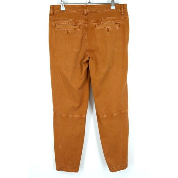 NEW Prana Women's Ankle Denim Pants Orange 4 - Picture 2 of 2